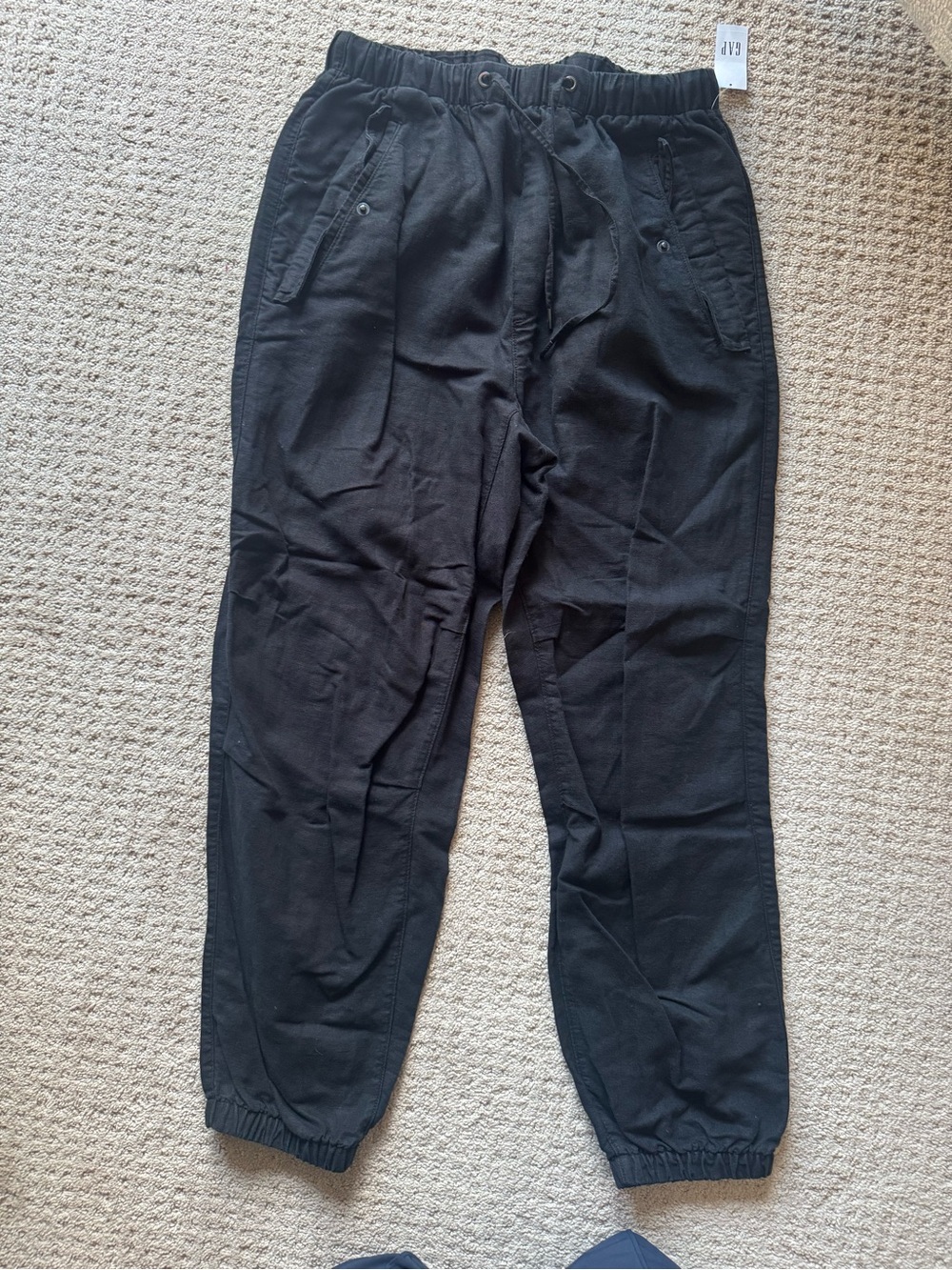 Women's GAP Black Jogger Pants - Casual Elastic Waist